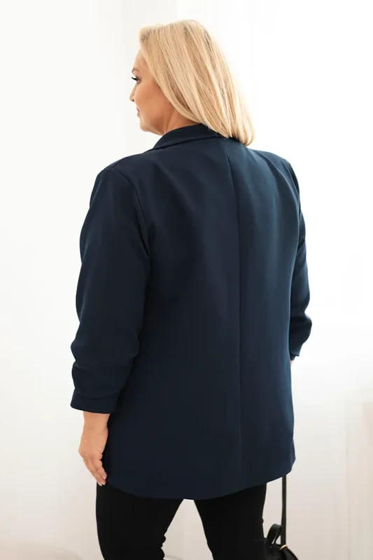 Elegantne pikendatud vaba lõikega pintsak (Plus size)