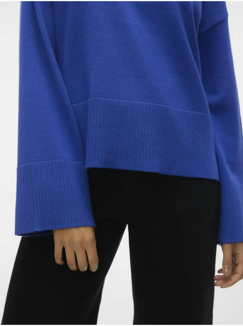Aware By Vero Moda adīts džemperis ar paaugstinātu kakli