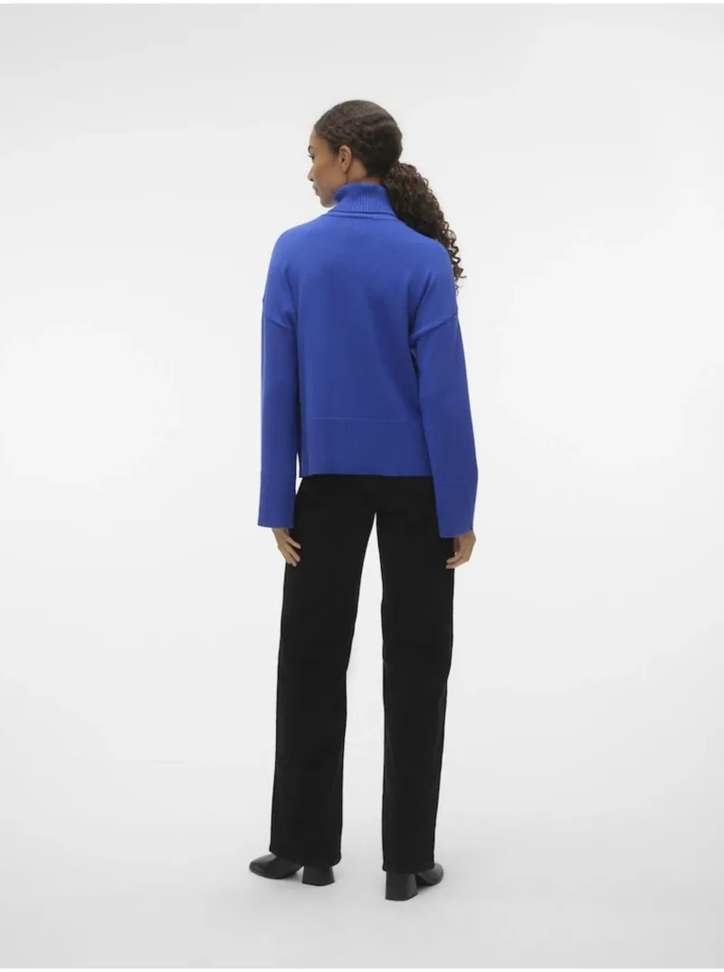 Aware By Vero Moda adīts džemperis ar paaugstinātu kakli