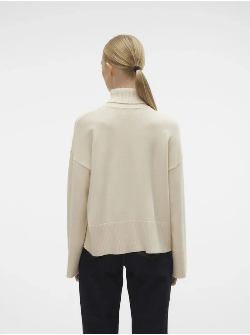 Aware By Vero Moda adīts džemperis ar paaugstinātu kakli