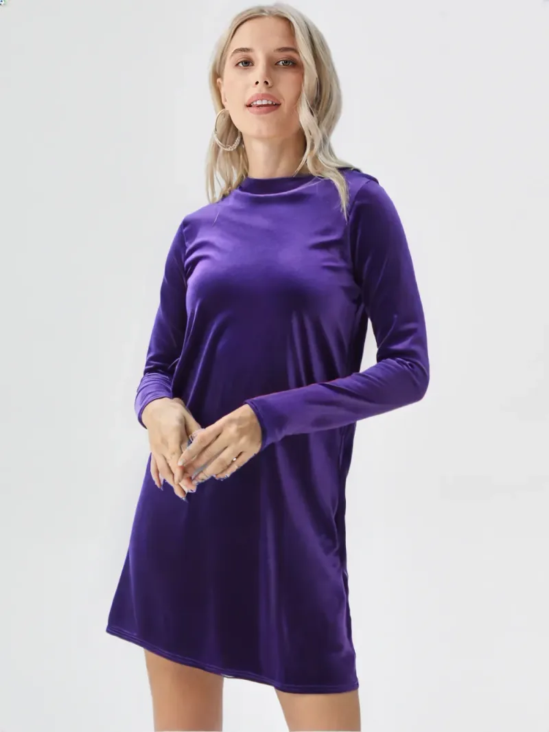 Dorothy Perkins taisna piegriezuma samta kleita