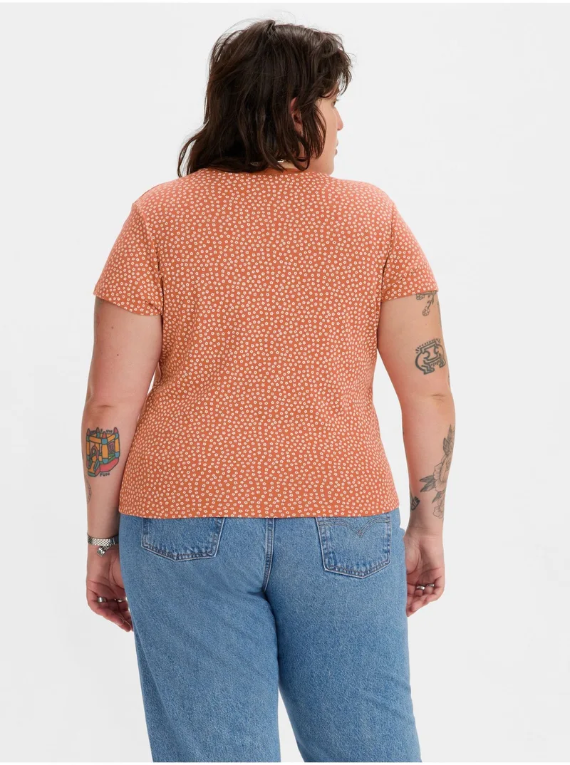 Levi'S T-krekls ar smalku ziedu printu