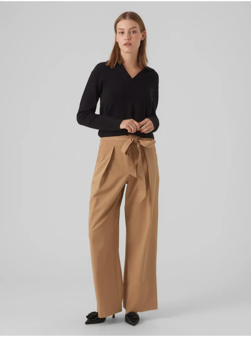 Aware By Vero Moda platas bikses ar jostu