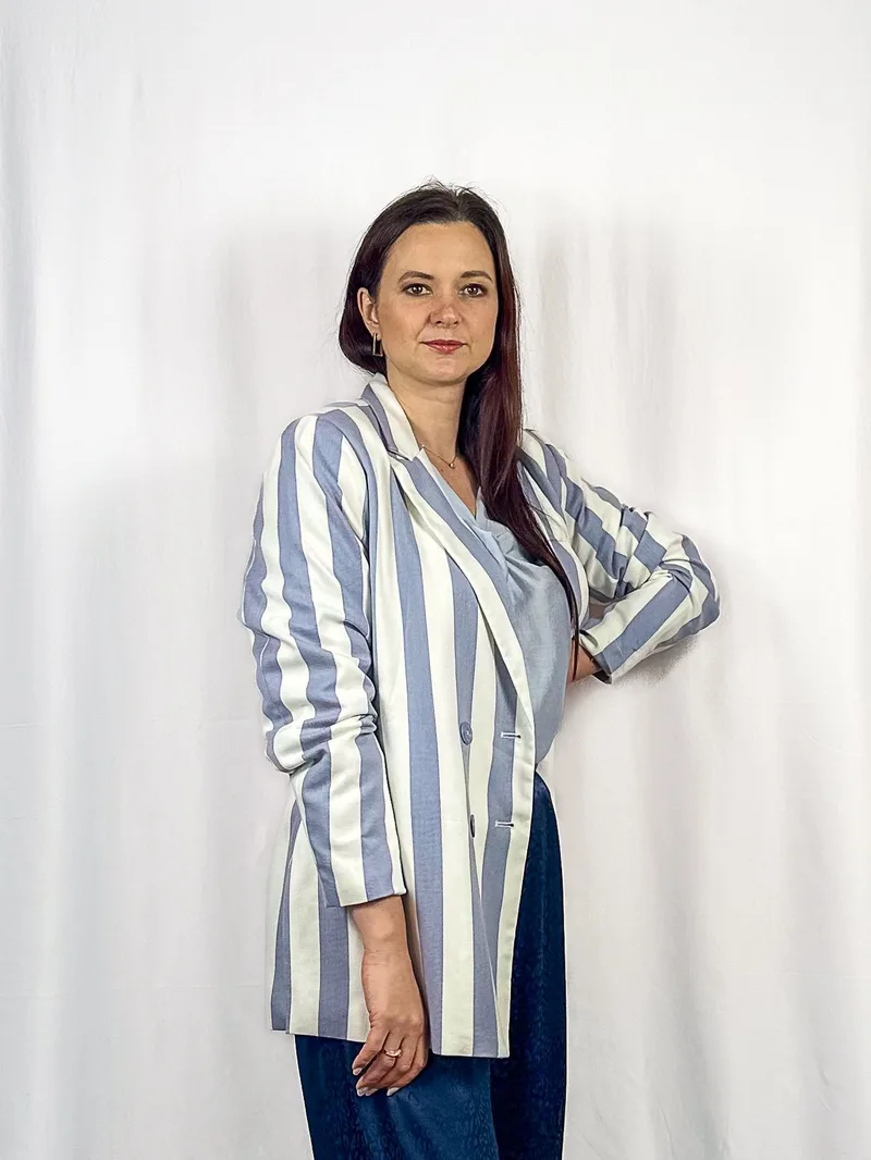 Daria strīpaina žakete